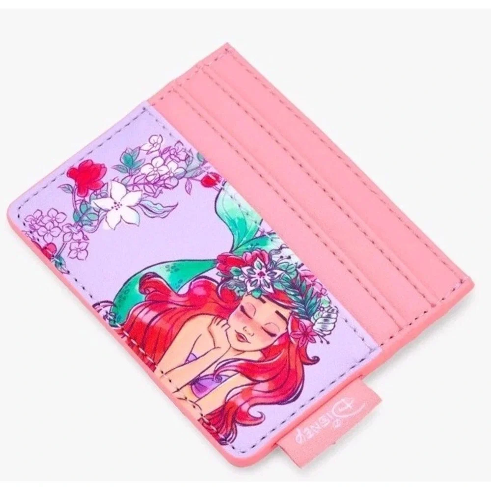 NEW‎ Loungefly Disney The Little Mermaid Floral Dream Mini Backpack & Cardholder